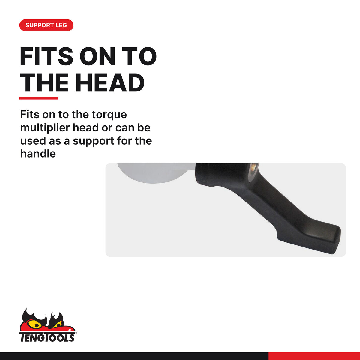 Teng Tools MPSL02 Torque Multiplier Support Leg MP2700, fits on to the torque multiplier head or can be used as a support