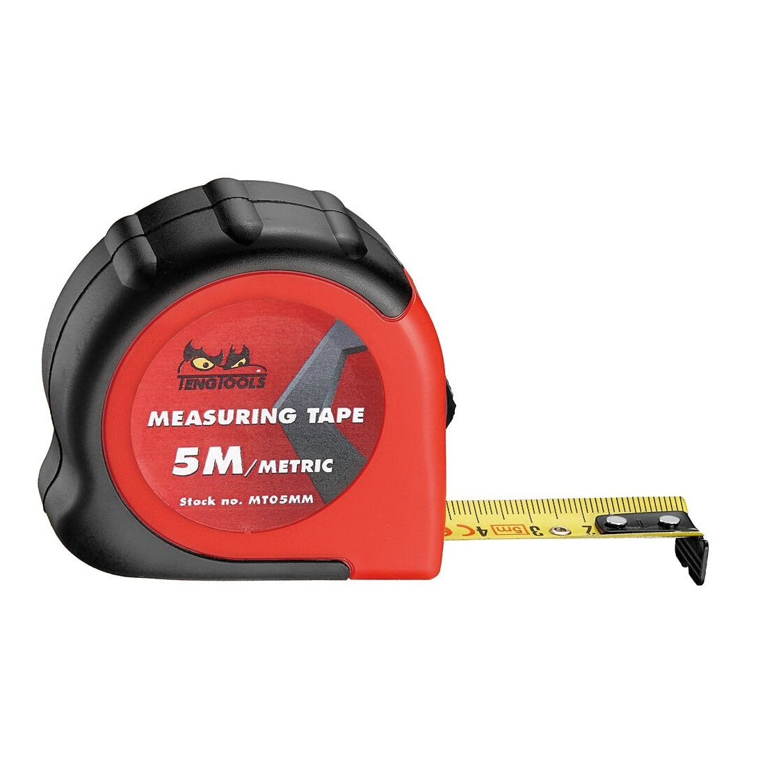Teng Tools MT05MM Measuring Tape Metric 5m on a white background