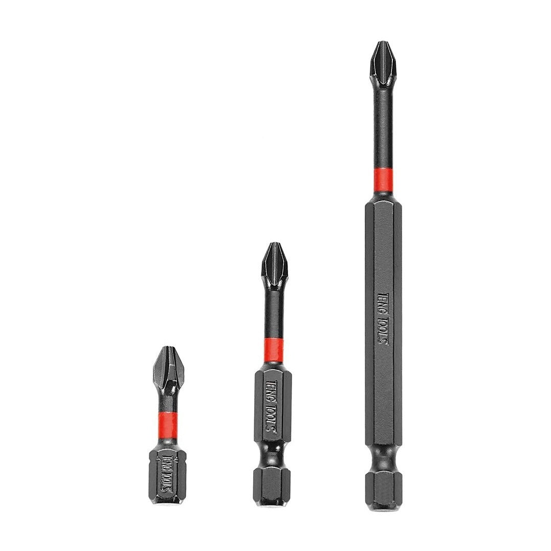 Teng Tools PHP3000101 1/4" Impact Phillips Bit 30mm PH1 on a white background