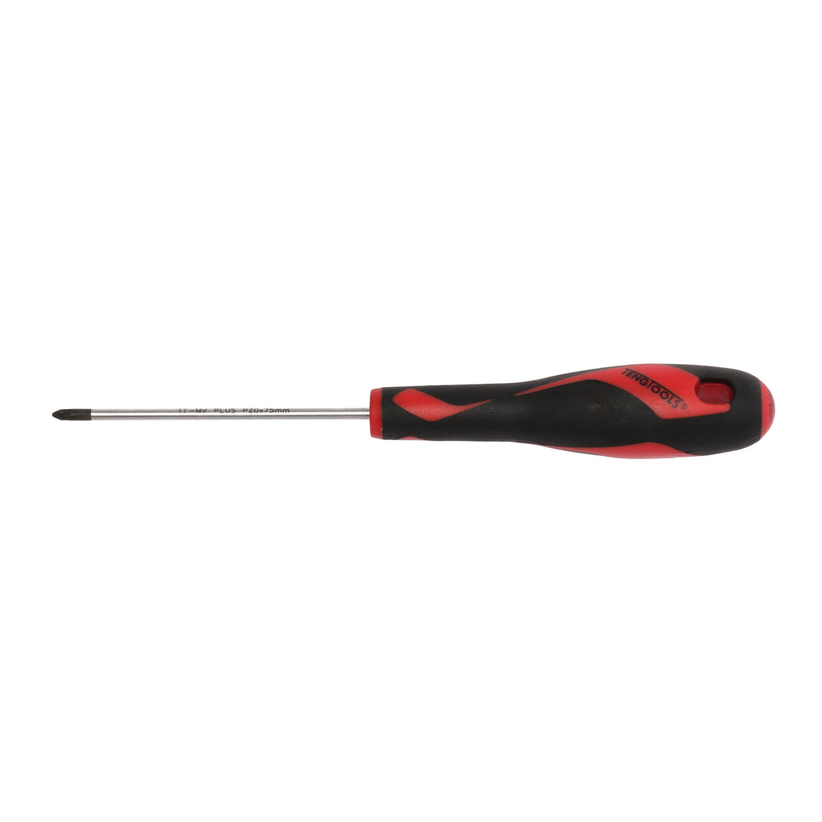 Teng Tools Pozidriv screwdriver, PZ0 to PZ4 on a white background