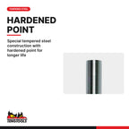 Teng Tools PP03 Parallel Pin Punch 3-8mm, special tempered steel construction with hardened point for longer life