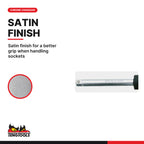 Teng Tools PT3810R 3/8 Rotating Spinner Handle, satin finish for a better grip when handling sockets