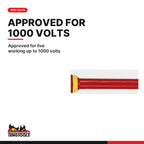 Teng Tools 1000V Pozidriv insulated screwdriver, PZ0 to PZ3, approved for live working up to 1000 volts
