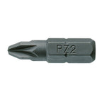 Teng Tools PZ2500310 1/4 Inch Hex Shank Pozidriv Insert Bits on a white background