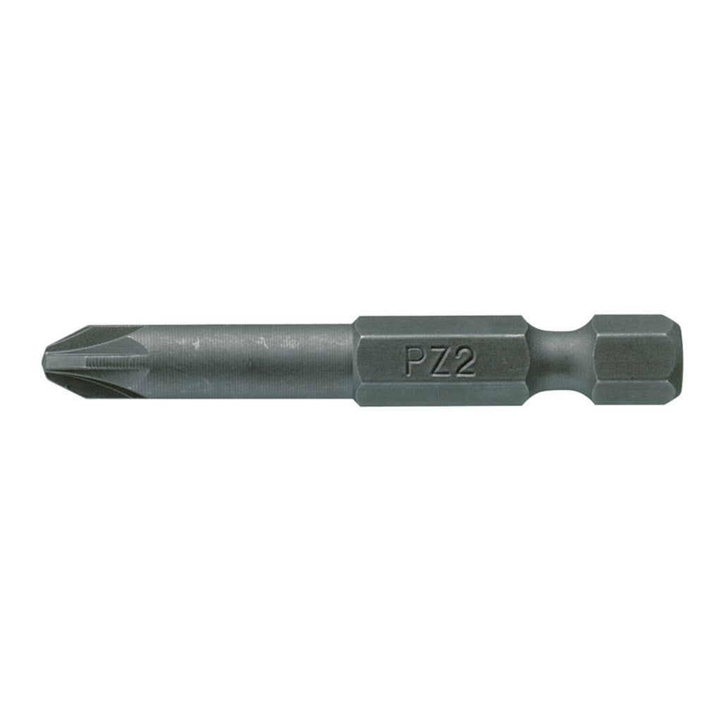 Teng Tools PZ5000103 1/4 Inch Pozidriv PZ1 Screwdriver Bit 50 mm Long on a white background