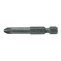 Teng Tools PZ5000203 1/4 Inch Pozidriv PZ2 Screwdriver Bit 50 mm Long on a white background