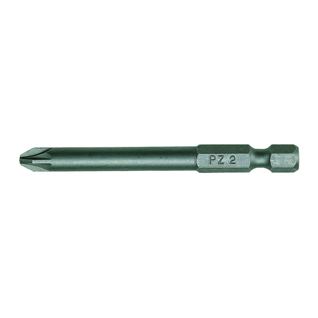 Teng Tools PZ7000102 1/4 Hex Shank Pozidriv PZ1 Screwdriver Bits on a white background