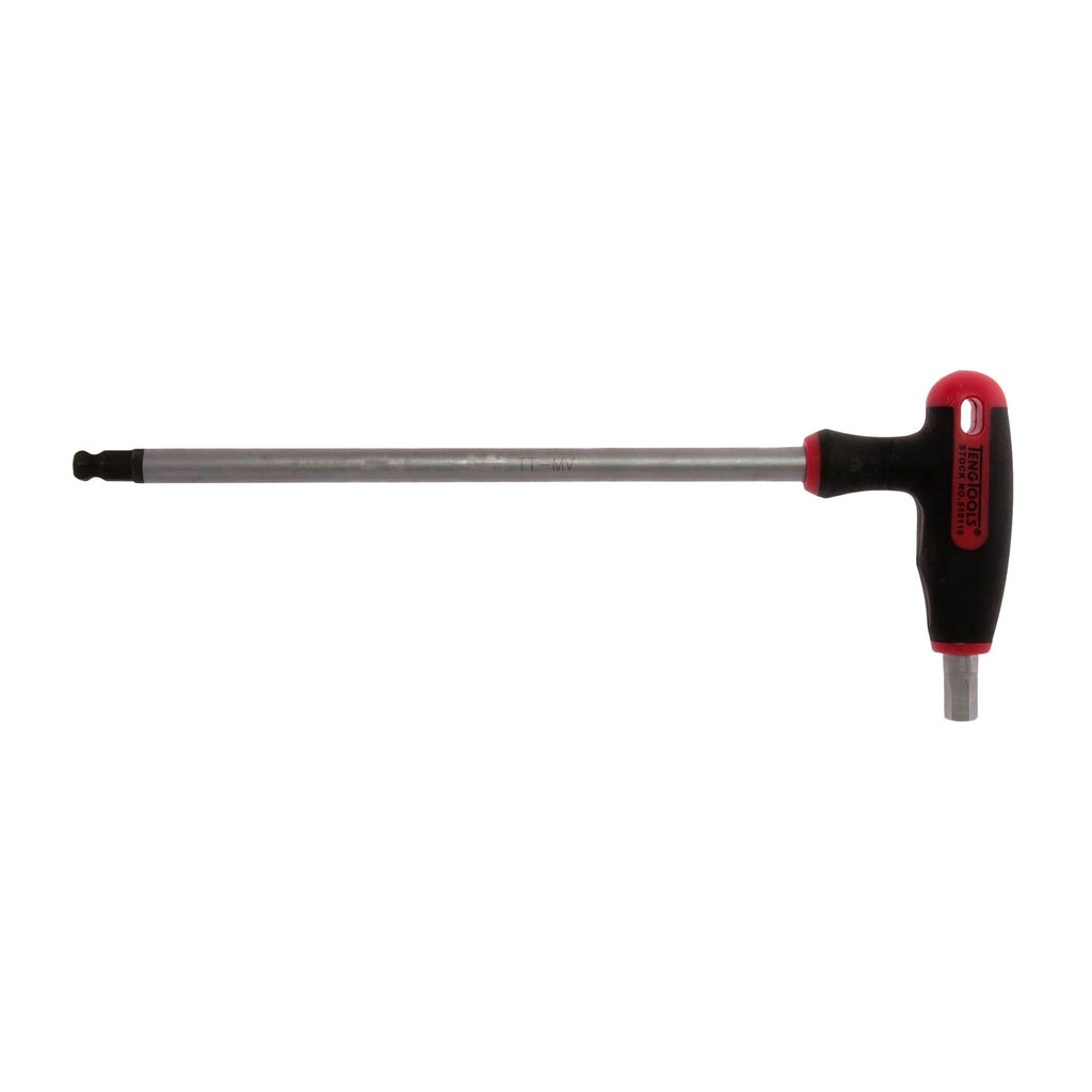 Teng Tools SAE T-handle ball point hex key, 3/32 to 5/16 in on a white background
