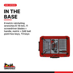 Teng Tools SC02 MECCA PRO TC-9 232 piece tool kit in a service case, base: ratcheting wrenches, hex keys, screwdriver blades