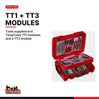 Teng Tools SC04E MECCA PRO TC-9 TT Tool Kit E 100 Pieces, tools supplied in 6 TengTools TT1 modules and a TT3 module