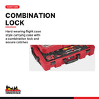 Teng Tools SCE2 MECCA PRO TC-9 FOAM BP Tool Kit 118 Pieces, hard wearing flight case style carrying case with a combination