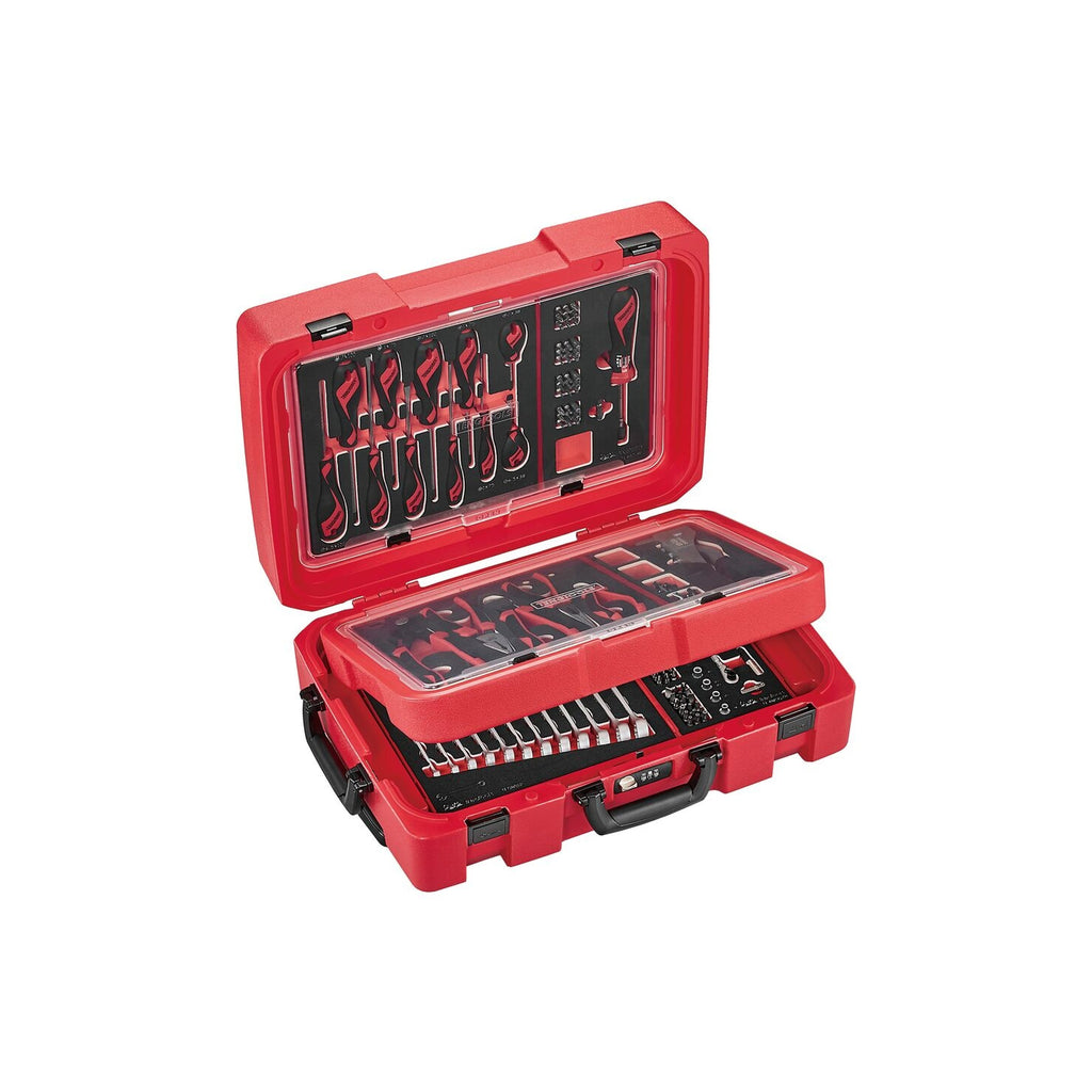 Teng Tools SCE4 226 piece MECCA PRO TC-9 service case tool kit, on a white background