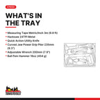 Teng Tools SCPS01 General Tool Set BP TT3 6 Pieces, what's in the tray