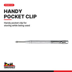 Teng Tools SCR01 Scribe Tool, handy pocket clip for storing while being used