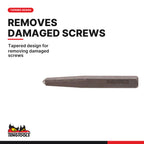 Teng Tools SEL05S No. 5 mm Screw Extractor, tapered design for removing damaged screws