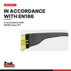 Teng Tools SG960Y Anti Fog, Scratch Resistant Safety Glasses, in accordance with EN166 class 1FT