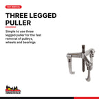 Teng Tools SP32615 205mm 3 Arm Internal / External Puller -Gear Removal, simple to use three legged puller for the fast