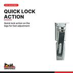 Teng Tools SP3320Q 200 mm Reach Two Arm Bearing Puller, quick lock action on the legs for fast adjustment