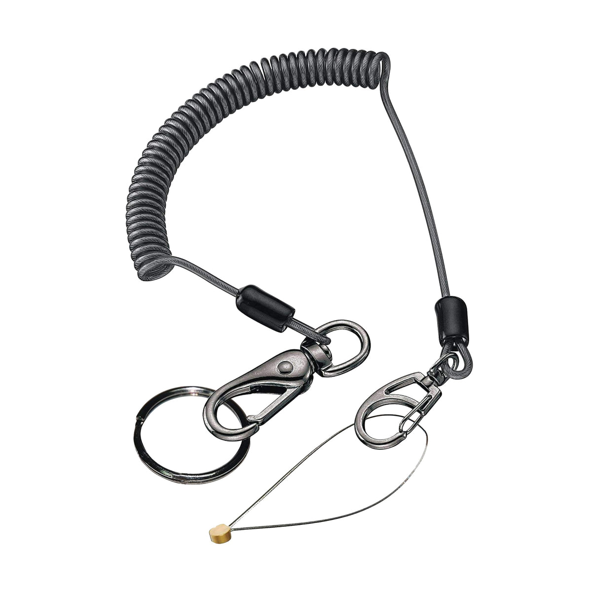 Teng Tools SSH01 Spiral Wire Brush With Plastic Coating for Deburring on a white background