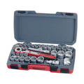 Teng Tools T1230 30 Piece 1/2 Inch Drive 12 Point Metric & SAE on a white background