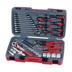 Teng Tools T1268 MECCA PRO 1/2" Socket & Tool Set 68 Pieces on a white background