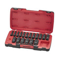 Teng Tools T9222L MECCA PRO 1/2" Deep Impact Socket Set DIN 22 Pieces on a white background