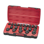 Teng Tools T9423AF MECCA PRO 3/4" Impact Socket Set DIN AF 23 Pieces on a white background