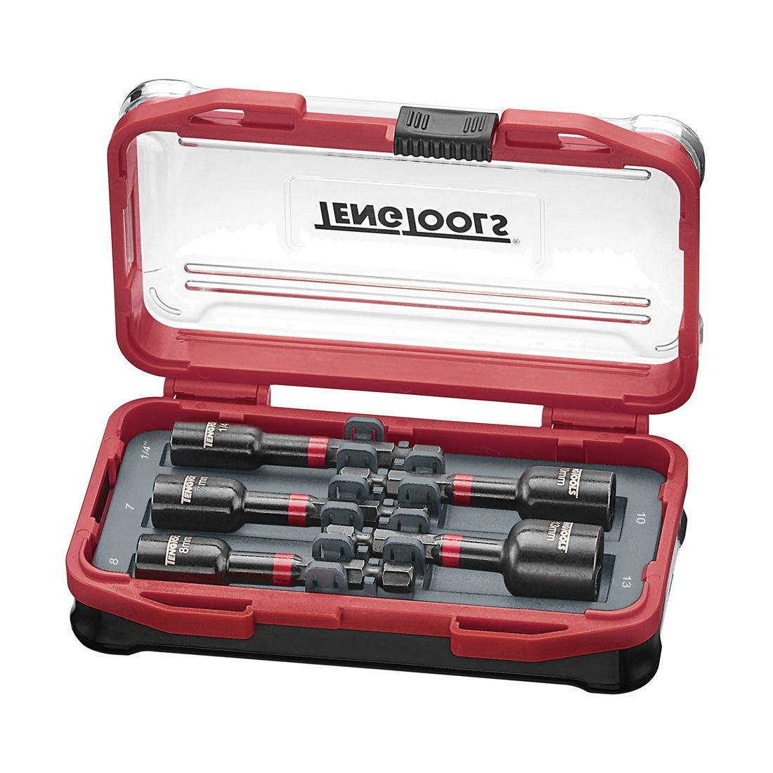 Teng Tools TBNSI5 5-Piece Impact Nut Setter Set on a white background