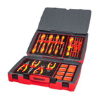Teng Tools TC-6TE02 MECCA PRO TC-6T FOAM Electrician Tool Kit 29 Pieces on a white background