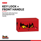 Teng Tools TC704K 27" Classic Tool Chest 4 Drawers Red, red finish with drop front and integrated front handle