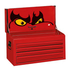 Teng Tools TC704K 27" Classic Tool Chest 4 Drawers Red on a white background