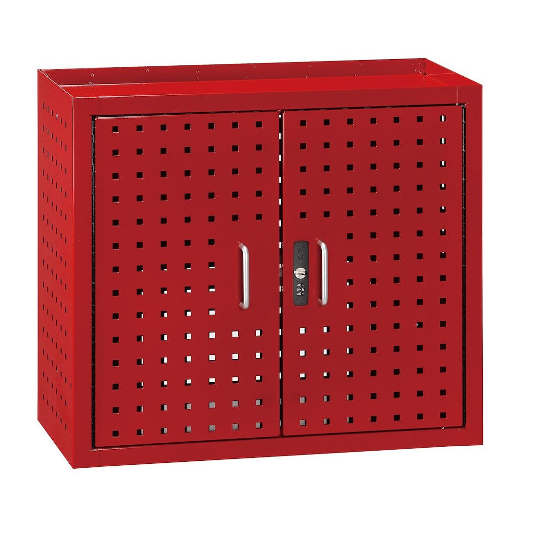 Teng Tools TCB80 Wall-Mount Tool Storage Cabinet With Two Perforated on a white background