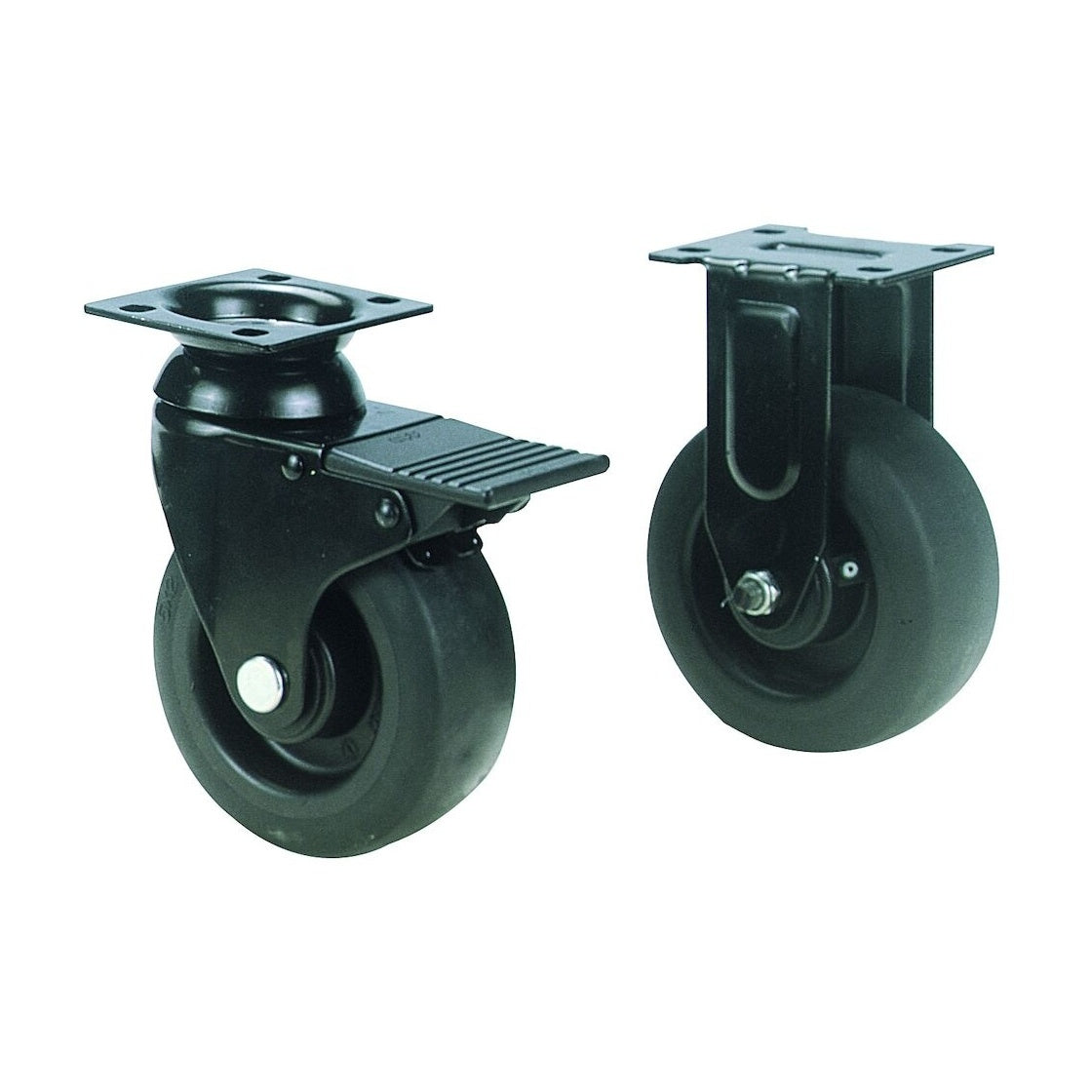 Teng Tools TCNBC Wheel Set 5" x 2" Needle Bearing Castors on a white background