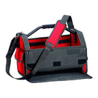 Teng Tools TCSB16 Open Top Tool Bag with Rigid Frame, Multiple Pockets on a white background