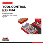 Teng Tools TCW707KA 27″ Classic Roller Cabinet 7 Drawers Red, compatible with TengTools Tool Control System