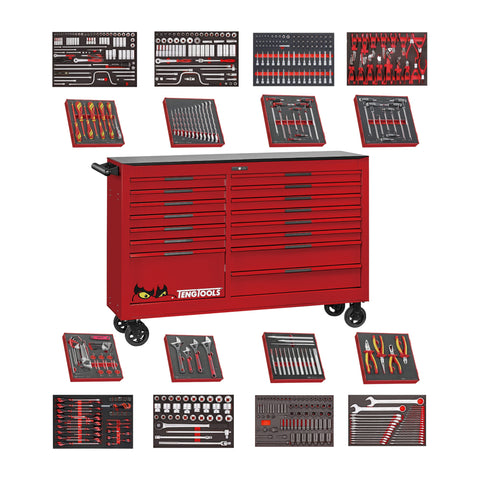 608 Piece PRO35 64 inch Wide Juggernaut EVA Foam Tool Kit