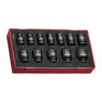 Teng Tools TEA9216AF 16 Piece 6 Point SAE Regular / Shallow 1/2 Inch on a white background