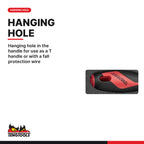 Teng Tools TEAMD04N Screwdriver Set Flat FOAM1 4 Pieces, hanging hole in the handle for use as a t handle or with a fall prot