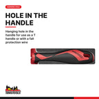 Teng Tools TEAMD04N1 Screwdriver Set PH/PZ FOAM1 4 Pieces, hanging hole in the handle for use as a t handle or with a fall pr