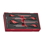 Teng Tools TEAMD04N1 Screwdriver Set PH/PZ FOAM1 4 Pieces on a white background