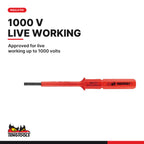 Teng Tools TEAMDV10 Insulated Interchangeable Blade Set FOAM1 10 Pieces, approved for live working up to 1000 volts