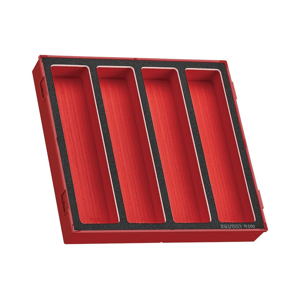 Teng Tools TED00 Storage Tray FOAM2 4 Compartments on a white background