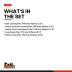 Teng Tools TED441-T Plier Set TPR Grip FOAM2 5 Pieces, what's in the tray