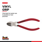Teng Tools TED441Q Plier Set Vinyl Grip Q FOAM2 5 Pieces, vinyl grip for easier use in pockets or tool pouches
