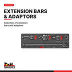 Teng Tools TED9121 21 Piece 1/2 Drive CrMo Impact ANSI Metric Socket, selection of extension bars and adaptors