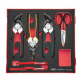 Teng Tools TEDCT06 Industrial cutting tool set FOAM2 6 pieces on a white background