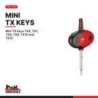 Teng Tools TEDHT42 Ball Point Hex & TX Key Set FOAM2 42 Pieces, mini TX keys TX6, TX7, TX8, TX9, TX10 and TX15