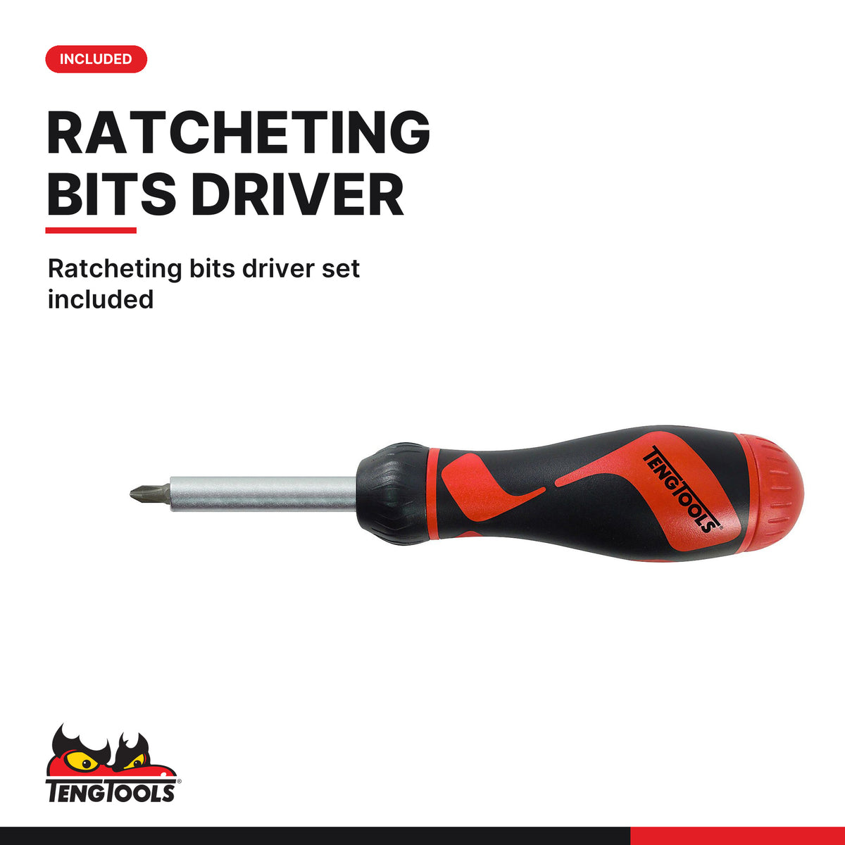 Teng Tools TEDSD14 Torque Screwdriver Set FOAM2 95 Pieces, ratcheting bits driver set included