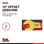 Teng Tools TEDVSP12 Insulated Spanner Set FOAM2 12 Pieces, open end offset at 15° for easier use
