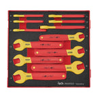 Teng Tools TEDVSP12 Insulated Spanner Set FOAM2 12 Pieces on a white background